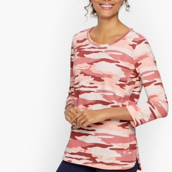 Talbots Camo Sweatshirt Size 2X - Picture 1 of 2